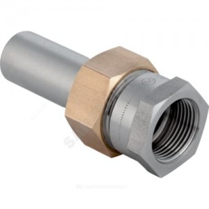 Переход разъемный сталь нерж Дн 15х1/2" труба/ВР Mapress Geberit 35380