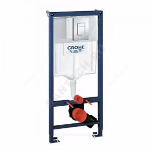 Инсталляция для подвесного унитаза Rapid SL с кнопкой смыва Skate Cosmopolitan Grohe 38772001