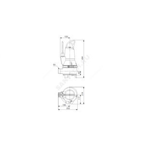 Насос дренажный EF30.50.06.A.2.50B Grundfos 96106552