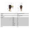 Сепаратор шлама пластик Ду 40 Ру10 Тмакс=120 oC Rp1 1/2" ВР Flamco 30025