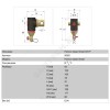 Сепаратор шлама пластик Ду 40 Ру10 Тмакс=120 oC Rp1 1/2" ВР Flamco 30025