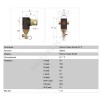 Сепаратор шлама пластик Ду 40 Ру10 Тмакс=120 oC Rp1 1/2" ВР Flamco 30025