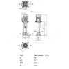 Насос многоступенчатый вертикальный HELIX V 1602-2/25/V/KS/400-50 PN25 3х400В/50 Гц Wilo 4150661
