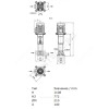 Насос многоступенчатый вертикальный HELIX V 1602-2/25/V/KS/400-50 PN25 3х400В/50 Гц Wilo 4150661