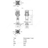 Насос многоступенчатый вертикальный HELIX V 1602-2/25/V/KS/400-50 PN25 3х400В/50 Гц Wilo 4150661