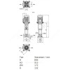 Насос многоступенчатый вертикальный HELIX V 1602-2/25/V/KS/400-50 PN25 3х400В/50 Гц Wilo 4150661