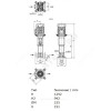Насос многоступенчатый вертикальный HELIX V 1602-2/25/V/KS/400-50 PN25 3х400В/50 Гц Wilo 4150661