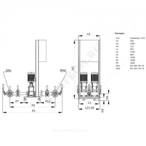 Установка пожаротушения CO 2 MVI 9502/1/SK-FFS-R Wilo 2453610