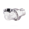 Соединитель латунь хром американка Ду 20 (3/4") угловой ВР/НР R19 Giacomini R19X004