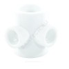 Крестовина PP-R 2-плоскостная белая внутренняя пайка Дн 40х20 VALFEX 10118140/