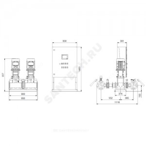 Установка пожаротушения Hydro MX-A 1/1 CR20-3 Grundfos 99788842