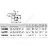 Тройник МП латунь пресс Дн 25х1/2"х25 ВР MLC Uponor 1015044