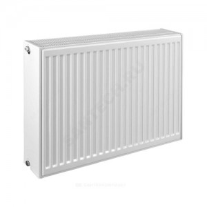Радиатор стальной панельный Ventil Compact VC тип 33 500х2300 Qну=6902 Вт ниж/п в комплекте кронштейн. встроенный вентиль RAL 9016 (белый) Heaton Plus