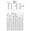 Кран шаровой сталь JIP Premium FF Ду 65 Ру25 фл ISO-фл Danfoss 065N0332