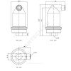 Сепаратор латунь Exvoid-T Ду 15 Ру10 G1/2" ВР Reflex 9250000