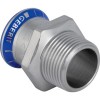 Муфта сталь нерж Дн 42х1 1/4" пресс/НР Mapress Geberit 31721