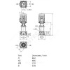 Насос многоступенчатый вертикальный HELIX FIRST V 3602-5/16/E/S/400-50 PN16 3х400В/50 Гц Wilo 4183387