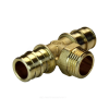Тройник для PE-X латунь Дн 20х1/2"х20 НР GX153 Giacomini GX153Y034
