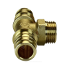 Тройник для PE-X латунь Дн 20х1/2"х20 НР GX153 Giacomini GX153Y034