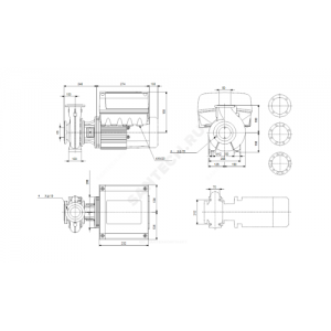 Насос консольно-моноблочный NBE50-160/131 A-F2-A-BAQE PN16 3х380-500В/50 Гц Grundfos 98482687