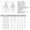 Задвижка клиновая нерж газ 30нж15нж Ду 50 Ру40 фл МЗТА