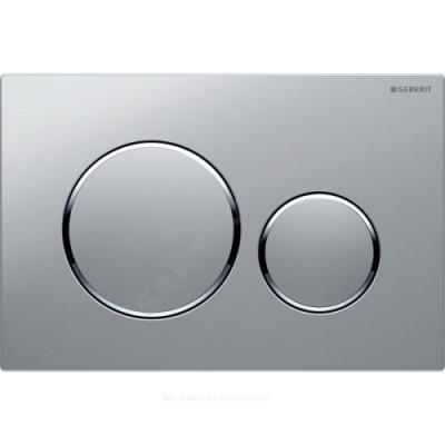 Кнопка для инсталляции Sigma 20 хром матовый/хром глянцевый Geberit 115.882.JQ.1