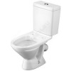 Унитаз-компакт Лига белый нижний подвод косой выпуск 2/реж дюропласт Santek 1.WH30.2.141