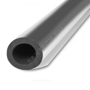 Трубка вспененный каучук SOLAR HT 125/32 L=1м Тмакс=150°C черный с покрытием AL CLAD K-flex 32125214324CL