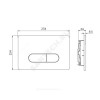 Кнопка для инсталляции OLEAS M1 белая Ideal Standard R0115AC .