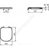 Сиденье для унитаза TEMPO дюропласт Ideal Standard T679201