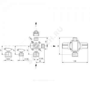 Клапан многофункциональный Mfv-G5/8-10 Pp/E U2 Grundfos 95704591