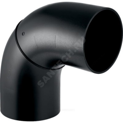 Отвод ПНД сегментный Дн 200х90гр Geberit 370.055.16.1 Отвод ПНД сегментный Дн 200х90гр Geberit 370.055.16.1