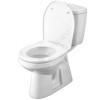 Унитаз-компакт Анимо белый нижний подвод верт/выпуск 2/реж дюропласт Soft close Santek 1.WH30.2.136