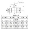 Кран шаровой сталь JIP Premium WW Ду 125 Ру25 п/привар Danfoss 065N0745G