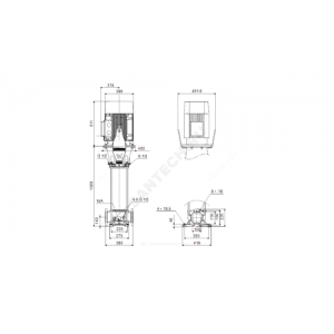 Насос многоступенчатый вертикальный CR 95-4 A-F-A-V-HQQV PN16 3х380-420/660-725В/50 Гц Grundfos 99141752