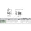 Насос консольно-моноблочный NKP-G 80-330/328/A/BAQE/110 PN16 3х400В/50 Гц DAB 1FBB51BNB