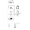 Насос многоступенчатый вертикальный HELIX VE 2202-3,0-2/16/V/KS PN16 3х400В/50 Гц Wilo 4171606