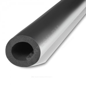 Трубка вспененный каучук ST 89/32 L=1м Тмакс=110°C черный с покрытием AL CLAD K-flex 32089214303CL