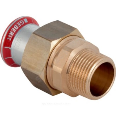 Муфта разъемная сталь углеродистая Дн 22х3/4" пресс/НР Mapress Geberit 25335