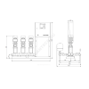 Установка повышения давления Hydro MPC-E 3 CRE32-1 Grundfos 99208292