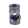 Крест прямой чугун Ду 25 (1") ВР/ВР Fittex PLUS