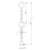 Цепь подъемная с карабином сталь нерж L=6 м Grundfos 98989668