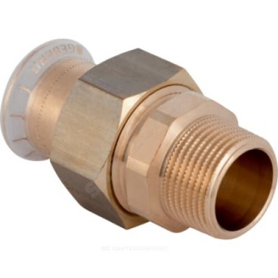 Муфта бронза разъемная Дн 18х1/2" пресс/НР Mapress Geberit 65533