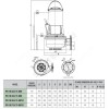 Насос канализационный FKC 80 55.4 T5 400Y/D DAB 60176854