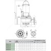Насос канализационный FKC 80 55.4 T5 400Y/D DAB 60176854
