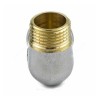 Угольник латунь никель Ду 20 (3/4") ВР/НР 9002 ГОСТ 32585-2013 Aquasfera 9002-02