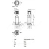 Насос многоступенчатый вертикальный HELIX FIRST V 402-5/16/E/S/400-50 PN16 3х400В/50 Гц Wilo 4201073