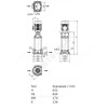 Насос многоступенчатый вертикальный HELIX FIRST V 402-5/16/E/S/400-50 PN16 3х400В/50 Гц Wilo 4201073