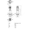 Насос многоступенчатый вертикальный HELIX FIRST V 402-5/16/E/S/400-50 PN16 3х400В/50 Гц Wilo 4201073