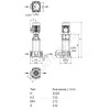 Насос многоступенчатый вертикальный HELIX FIRST V 633-5/30/E/KS/400-50 PN30 3х400В/50 Гц Wilo 4201177